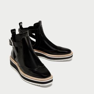 🔺SOLD🔺 Zara Cut Out Ankle Boots